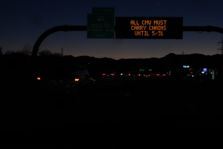 The Beginning of the Drive to LA